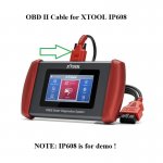 OBD2 Cable Diagnostic Cable for XTOOL InPlus IP608 Scan Tool